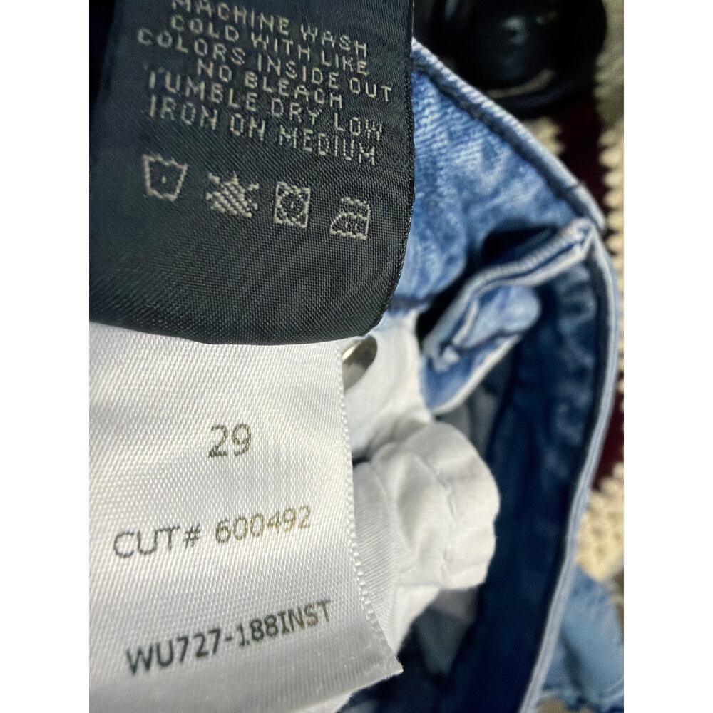 092 RTA‎ Distressed Skinny Jeans Size 26 Raw Hem Stretch Denim - Picture 6 of 9